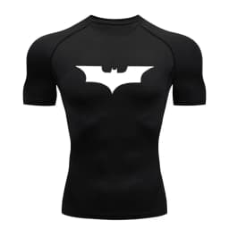 Y2K GYM Compression Tshirts Sport Workout Thorn Print T-shirts Mens Running Fitness Tight Summer Sportswear Top Tee