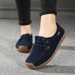 Lightweight Casual Shoes Women's Oversized Breathable Elegant Comfortable and Non Slip in Summer Round Toe Flat Shoes for Girls