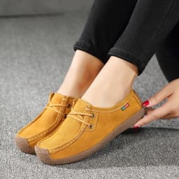 Lightweight Casual Shoes Women's Oversized Breathable Elegant Comfortable and Non Slip in Summer Round Toe Flat Shoes for Girls