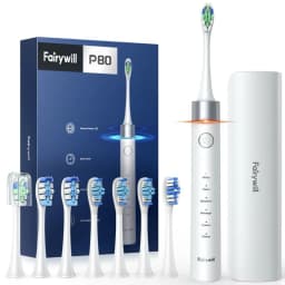 Fairywill P11 T9 P80 Electric Toothbrush Heads Compatible with Fairywill P11 T9 P80 Electric Toothbrush，4/8/16pcs