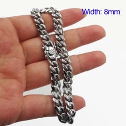 Top Quality Stainless Steel Miami Curb Cuban Chain Bracelet Hip Hop Rocker Women Mens Unisex Jewelry 8/10/12/14mm