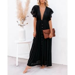 Sexy Bikini Cover-ups Long White Tunic Casual Summer Beach Dress Elegant Women Clothes Beach Wear Swim Suit Cover Up