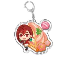 Anime Dandadan Momocute Cartoon Key Ring Keychain Jewelry Girl Pendant Fashion Children Gift Accessories Bag Charms Acrylic