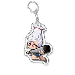 Anime Dandadan Momocute Cartoon Key Ring Keychain Jewelry Girl Pendant Fashion Children Gift Accessories Bag Charms Acrylic