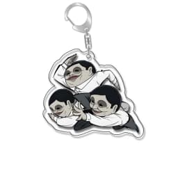 Anime Dandadan Momocute Cartoon Key Ring Keychain Jewelry Girl Pendant Fashion Children Gift Accessories Bag Charms Acrylic