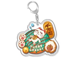 Anime Dandadan Momocute Cartoon Key Ring Keychain Jewelry Girl Pendant Fashion Children Gift Accessories Bag Charms Acrylic