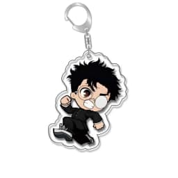 Anime Dandadan Momocute Cartoon Key Ring Keychain Jewelry Girl Pendant Fashion Children Gift Accessories Bag Charms Acrylic