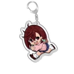 Anime Dandadan Momocute Cartoon Key Ring Keychain Jewelry Girl Pendant Fashion Children Gift Accessories Bag Charms Acrylic
