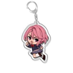 Anime Dandadan Momocute Cartoon Key Ring Keychain Jewelry Girl Pendant Fashion Children Gift Accessories Bag Charms Acrylic