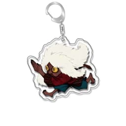 Anime Dandadan Momocute Cartoon Key Ring Keychain Jewelry Girl Pendant Fashion Children Gift Accessories Bag Charms Acrylic