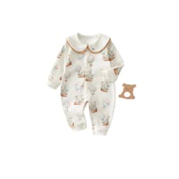 Autumn Baby Clothes Jumpsuit 100 Cotton Clothes Newborn Baby 7A Antibacterial Romper Clothes Jumpsuit Bodysuit & One Piece