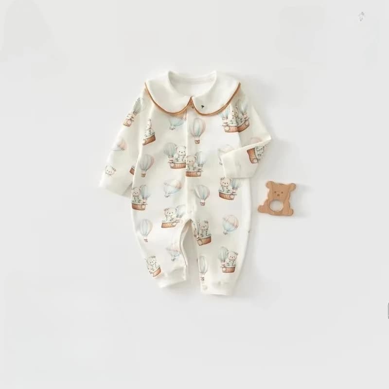 Autumn Baby Clothes Jumpsuit 100 Cotton Clothes Newborn Baby 7A Antibacterial Romper Clothes Jumpsuit Bodysuit & One Piece