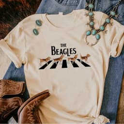 Summer Beagle T Shirt Women Comic Graphic Streetwear Tshirt Girl Funny Clothing Creative Fashion Women's T-Shirt Clothing