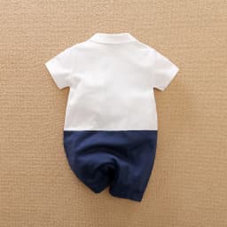 0-18Months Boys and Girls Baby Summer Short-Sleeve Romper Cute Pilot Cosplay Costume 100% Cotton Soft Comfortable 2025 Newborn