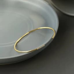 Premium Women's 2025 Simple Yet Stylish 5a Zircon Inlay Bracelet 18k Gold Plated Perfect Jewelry Gift