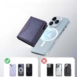 Luxury Magnetic For Magsafe Elastic Leather Wallet Card Holder Case For iPhone 16 15 Pro Max 14 13 S24Ultra Card Slots Bag Cover