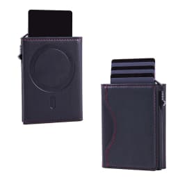 Luxury Magnetic For Magsafe Elastic Leather Wallet Card Holder Case For iPhone 16 15 Pro Max 14 13 S24Ultra Card Slots Bag Cover
