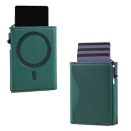 Luxury Magnetic For Magsafe Elastic Leather Wallet Card Holder Case For iPhone 16 15 Pro Max 14 13 S24Ultra Card Slots Bag Cover