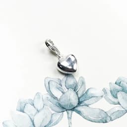 Heart 925 Sterling Silver Dangle Charm Pendant DIY Handmade Fashion Jewelry Findings Romantic Accessories For Women