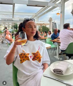 Summer American Ins Casual Printing Graphic T-shirt Street Clothing Women's Gothic Personality Oversized Y2K Half-sleeved Top