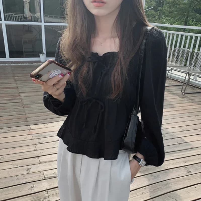 New 2024 Spring Linen Cotton Women's Shirt Casual Girls White Women Blouse Long Sleeve Korean Woman Tops Soft Clothes 11700