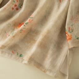 Chinese Style Apricot Floral Printing O-Neck Short Sleeve T-shirt Women's Blouse Shirt Korean Fashion Female Clothing Tops 2024