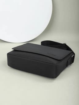 Classic Solid Stylish Simple Men's Crossbody Bag Daily Commuter Travel Large Capacity Shoulder Bag Messenger Bag