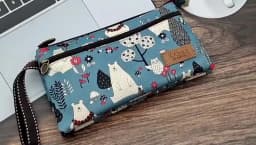 Polyester Waterproof Women's Coin Bag Ladies Organizer Wallet Female Phone Purse Money Pouch Clutch Handbag Carteira for Girls