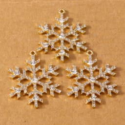 5pcs 38*30mm Luxury Crystal Rhinestone Snowflake Pendant Charms for Jewelry Making Earrings Necklace DIY Accessories Supplies