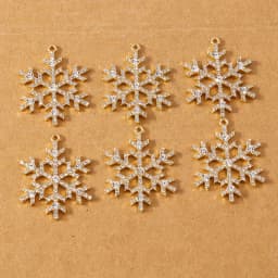 5pcs 38*30mm Luxury Crystal Rhinestone Snowflake Pendant Charms for Jewelry Making Earrings Necklace DIY Accessories Supplies