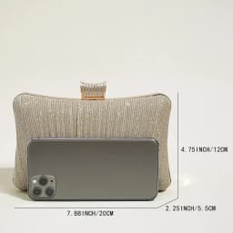 Sparkling Clutch Purses Bride and Bridesmaid Handbag Elegant Detachable  Chain Evening Bag for Women Club Party