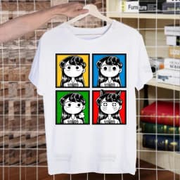 Komi San Can't Communicate T Shirt Men Shirts Summer Top Komisan Shouko Excited Tshirts Short Sleeves Tees Manga Tadano T-Shirt