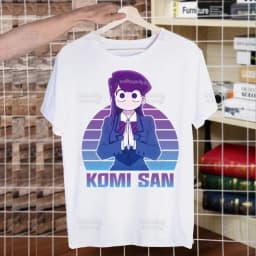 Komi San Can't Communicate T Shirt Men Shirts Summer Top Komisan Shouko Excited Tshirts Short Sleeves Tees Manga Tadano T-Shirt