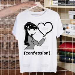 Komi San Can't Communicate T Shirt Men Shirts Summer Top Komisan Shouko Excited Tshirts Short Sleeves Tees Manga Tadano T-Shirt