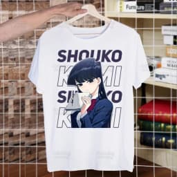 Komi San Can't Communicate T Shirt Men Shirts Summer Top Komisan Shouko Excited Tshirts Short Sleeves Tees Manga Tadano T-Shirt