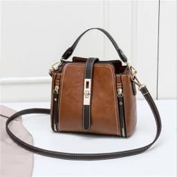 PU Leather Handbags for Women Designer Top Handle Bag Vintage Single Shoulder Bag Ladies Luxury Brand Crossbody Messenger Bags