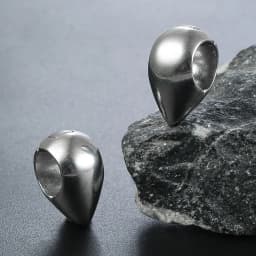 Giga 1/2Pcs 10mm(00g) Teardrop Stainless Steel Ear Hanger Weights Expander Gauges Ears Stretcher Piercing Body Jewelry Punk