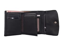 New Soft Genuine Cow Leather Short Wallet For Women Multifunctional Ladies Tri-fold Hasp Purse Cowhide Solid Color Card Holders