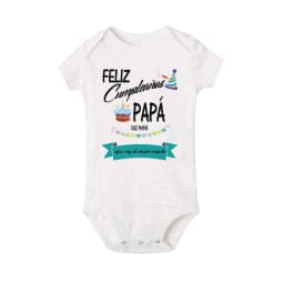 Happy Birthday Dad Says Mom That I Am The Best Gift Baby Bodysuit Newborn Short Sleeve Romper Dadyy Birthday Infant Jumpsuit