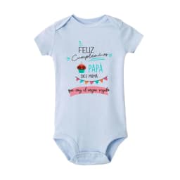 Happy Birthday Dad Says Mom That I Am The Best Gift Baby Bodysuit Newborn Short Sleeve Romper Dadyy Birthday Infant Jumpsuit