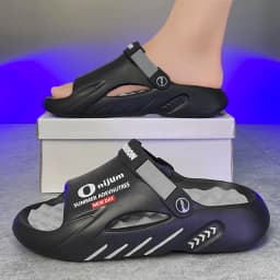 Fashion New Men Slippers Indoor Outdoor Beach Sandals Casual Shoes Comfortable Massage Sole Slides Men's Sandals Big Size 46 47