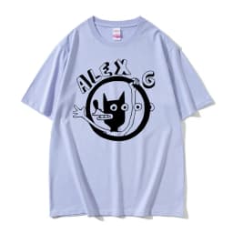 Singer Alex G Graphic Tshirt Men Women Fashion Cartoon Oversized T-shirts Men's Casual Cotton T Shirt Male Vintage Crewneck Tees