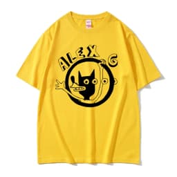 Singer Alex G Graphic Tshirt Men Women Fashion Cartoon Oversized T-shirts Men's Casual Cotton T Shirt Male Vintage Crewneck Tees