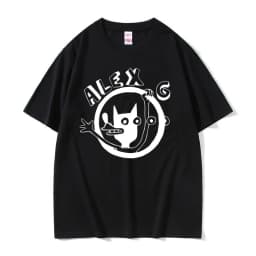Singer Alex G Graphic Tshirt Men Women Fashion Cartoon Oversized T-shirts Men's Casual Cotton T Shirt Male Vintage Crewneck Tees