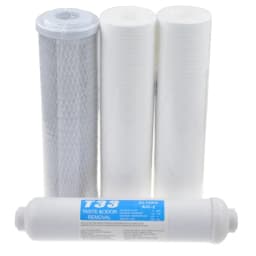 ATWFS 10" Universal PP Sediment / 5 Micron / 1 Micron PP Cotton+CTO Carbon Filter+T33 Reverse Osmosis System UF Water Treatment