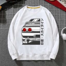 Anime AE86 Initial D Hoodies RedSuns Sweatshirts Autumn Winter JDM Manga Takumi Fujiwara Drift Car Akagi Hip Hop Hoody Tops