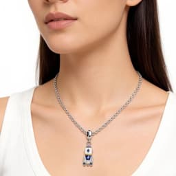 Rocket Charm Europe Style Fine Jewelry Women Men Trendy Gift In 925 Sterling Silver