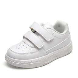 Children's Sneakers Fashion Boys Girls White School Tennis Shoes Causal Versatile Kids Running Sports Shoes Non-slip Hook Loop