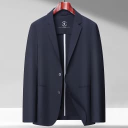Men's 2025 High-End Fashion Light Luxury Leisure Sunscreen Suit Jacket No Lining West Spring Summer Smooth Breathable