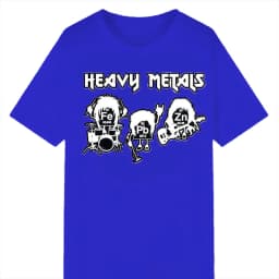 Heavy Metals Chemistry Periodic Table Rock Roll Music Physics Biology Print Men T Shirt Vintage Unisex Casual Loose T-shirt Tops